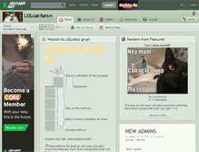 Tablet Screenshot of lolcat-fans.deviantart.com