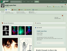 Tablet Screenshot of bright-eyes-fans.deviantart.com