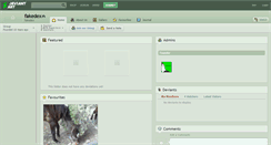 Desktop Screenshot of fakedex.deviantart.com