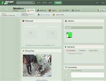 Tablet Screenshot of fakedex.deviantart.com