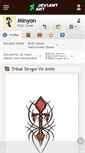 Mobile Screenshot of minyon.deviantart.com
