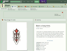 Tablet Screenshot of minyon.deviantart.com