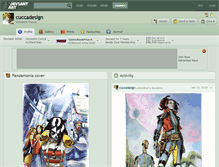 Tablet Screenshot of cuccadesign.deviantart.com