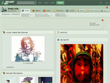 Tablet Screenshot of knez-iole.deviantart.com