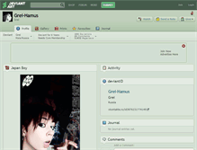 Tablet Screenshot of grei-hamus.deviantart.com