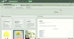 Desktop Screenshot of panda-sensei.deviantart.com