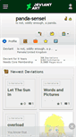 Mobile Screenshot of panda-sensei.deviantart.com