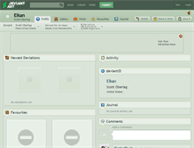 Tablet Screenshot of elkan.deviantart.com
