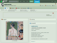 Tablet Screenshot of anglomaniac.deviantart.com