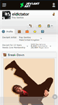 Mobile Screenshot of eldictator.deviantart.com