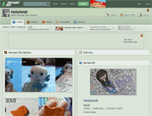 Tablet Screenshot of helloheidi.deviantart.com