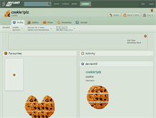 Tablet Screenshot of cookie1plz.deviantart.com