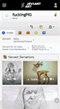 Mobile Screenshot of fuckingpig.deviantart.com