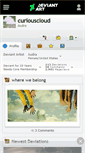 Mobile Screenshot of curiouscloud.deviantart.com