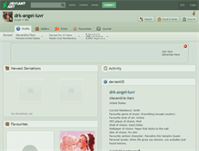Tablet Screenshot of drk-angel-luvr.deviantart.com