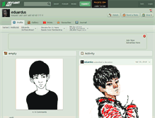 Tablet Screenshot of eduardus.deviantart.com