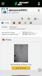 Mobile Screenshot of demonrei9991.deviantart.com