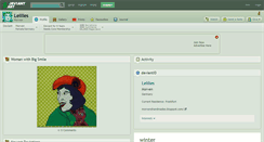 Desktop Screenshot of lelilies.deviantart.com