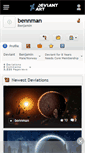 Mobile Screenshot of bennman.deviantart.com