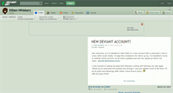 Desktop Screenshot of kitten-whiskerz.deviantart.com