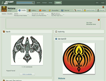 Tablet Screenshot of nolone.deviantart.com