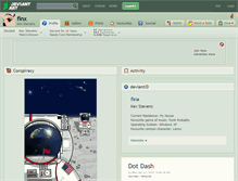 Tablet Screenshot of finx.deviantart.com