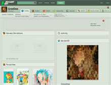 Tablet Screenshot of greedee.deviantart.com