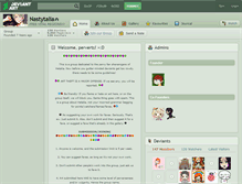 Tablet Screenshot of nastytalia.deviantart.com