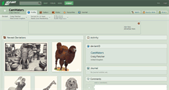 Desktop Screenshot of camwaters.deviantart.com