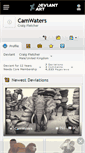 Mobile Screenshot of camwaters.deviantart.com