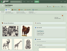 Tablet Screenshot of camwaters.deviantart.com
