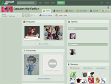 Tablet Screenshot of cupcakes-mlp-fanfic.deviantart.com