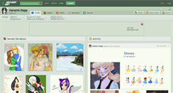 Desktop Screenshot of hanemi-depp.deviantart.com