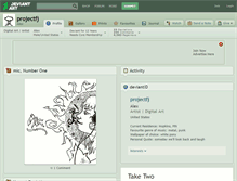 Tablet Screenshot of projectfj.deviantart.com