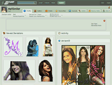 Tablet Screenshot of melismiler.deviantart.com