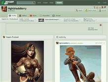 Tablet Screenshot of nightshadeberry.deviantart.com