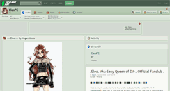 Desktop Screenshot of eleofc.deviantart.com