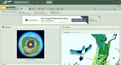 Desktop Screenshot of gensanity.deviantart.com