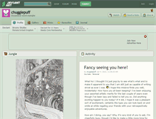 Tablet Screenshot of chugglepuff.deviantart.com