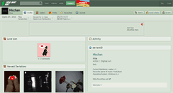 Desktop Screenshot of hicchan.deviantart.com