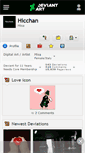 Mobile Screenshot of hicchan.deviantart.com