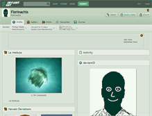 Tablet Screenshot of florinachis.deviantart.com