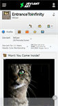Mobile Screenshot of entrancetoinfinity.deviantart.com