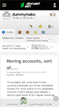 Mobile Screenshot of dummymako.deviantart.com