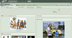Desktop Screenshot of chibipirate.deviantart.com