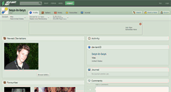 Desktop Screenshot of boys-in-boys.deviantart.com
