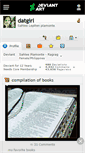 Mobile Screenshot of datgirl.deviantart.com