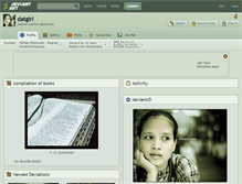Tablet Screenshot of datgirl.deviantart.com