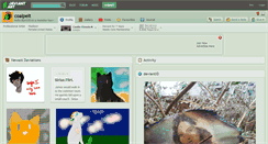 Desktop Screenshot of coalpelt.deviantart.com