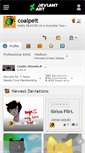 Mobile Screenshot of coalpelt.deviantart.com